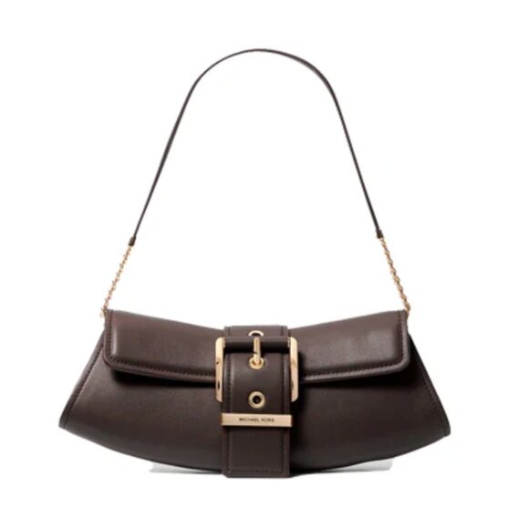 Michael Kors The Colby Clutch Chocolate Brown - Picture 1 of 7